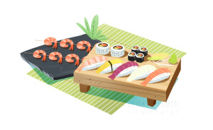Sushi-Corretta alimentazione-illustrazione alimentazione-elisa-bellotti-wp.jpg