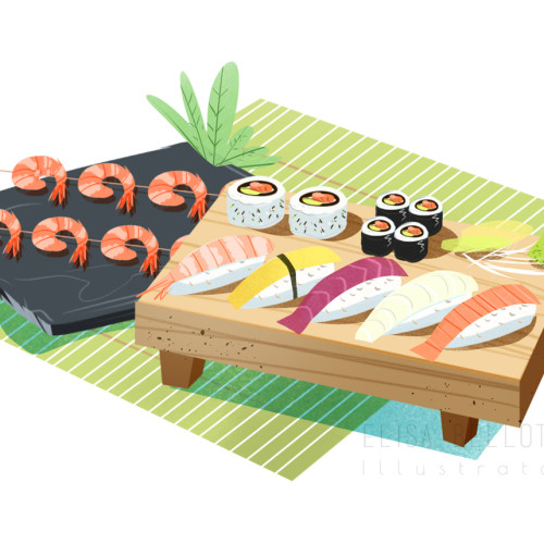 Sushi-Corretta alimentazione-illustrazione alimentazione-elisa-bellotti-wp.jpg