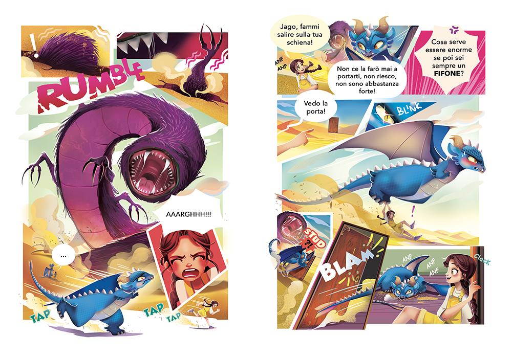 La bambina e il drago - Fabbri - Scritto da Megi Bulla