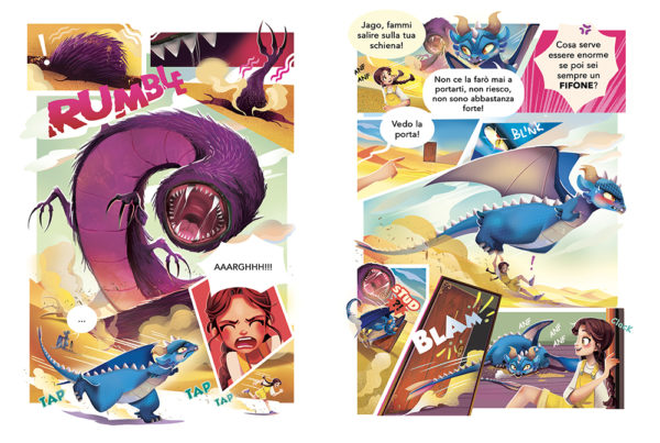 La bambina e il drago - Fabbri - Scritto da Megi Bulla