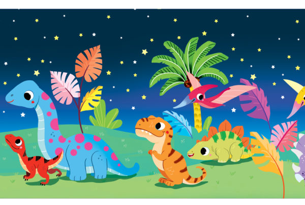 Lampalibro - Buonanotte Baby Dinosauri - Nui Nui